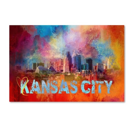Jai Johnson 'Sending Love To Kansas City' Canvas Art,30x47